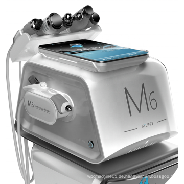 Dropshipping 6 in 1 Multifunktion H2O2 Hautpflege M6 Hydra Aqua Gesichtsmaschine für Schönheitssalon Spa -Verwendung